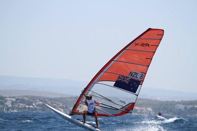 Kosinska in action  - 2014 RS:X European Championships © Vincenzo Baglione http://www.albaria.com/
